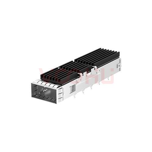 WH81161Y00471 1*1 400G 带散热片 QSFP-DD 光纤笼子